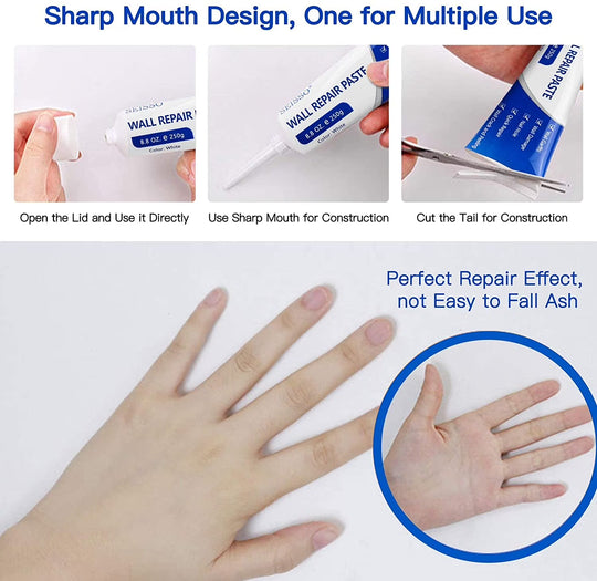 FixFast Drywall Repair Kit – Wall Filler for Cracks &amp; Holes