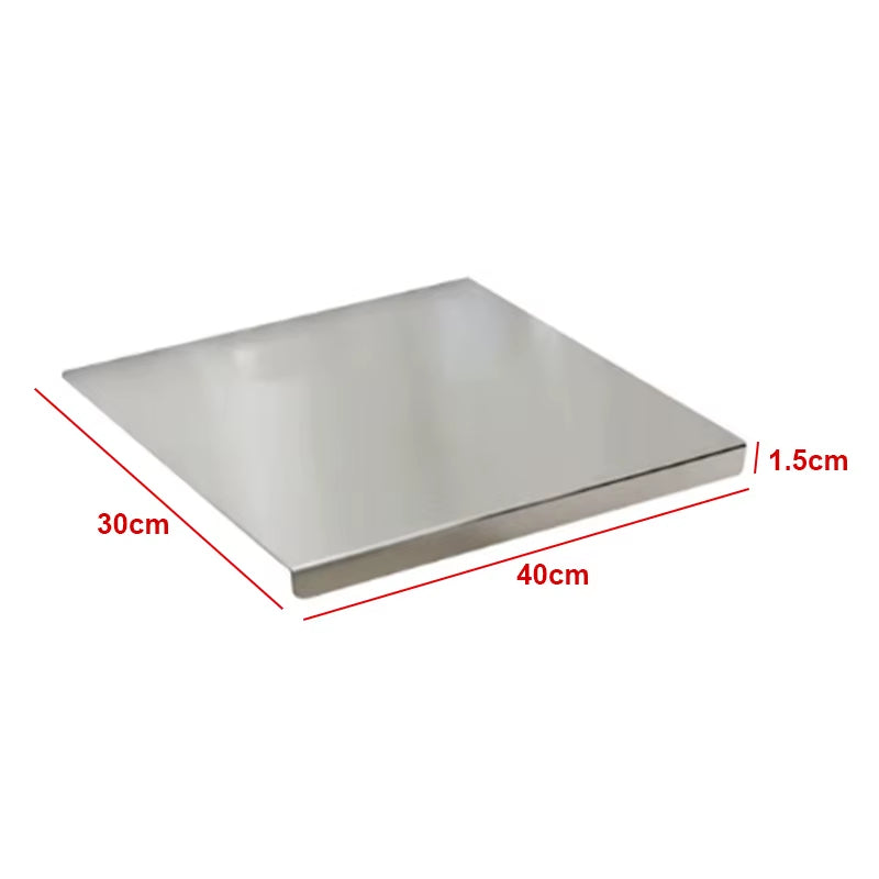 Large Stainless Steel Chopping Board – Kitchen Prep Board