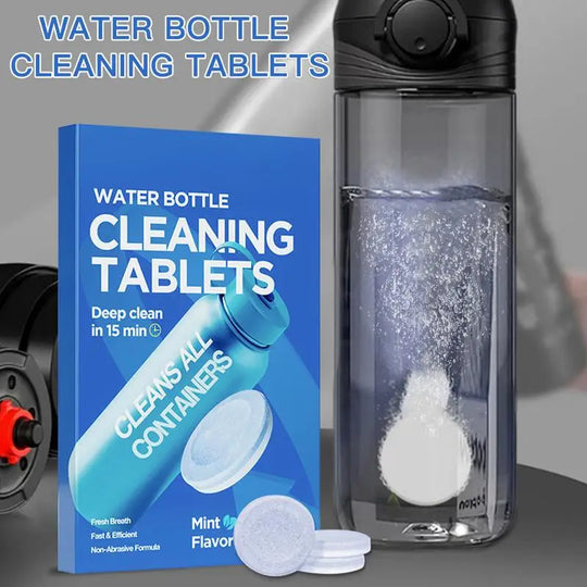 HydroClean Fizz Tablets – Water Bottle Descaling Cleaner
