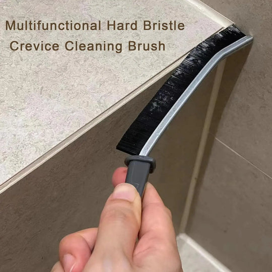 Crevice Cleaning Brush Set — Stainless Steel &amp; Bent-Head Gap Cleaning Brushes