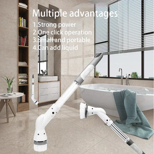 PowerSpin Cordless Electric Cleaning Brush – Rotating Scrubber