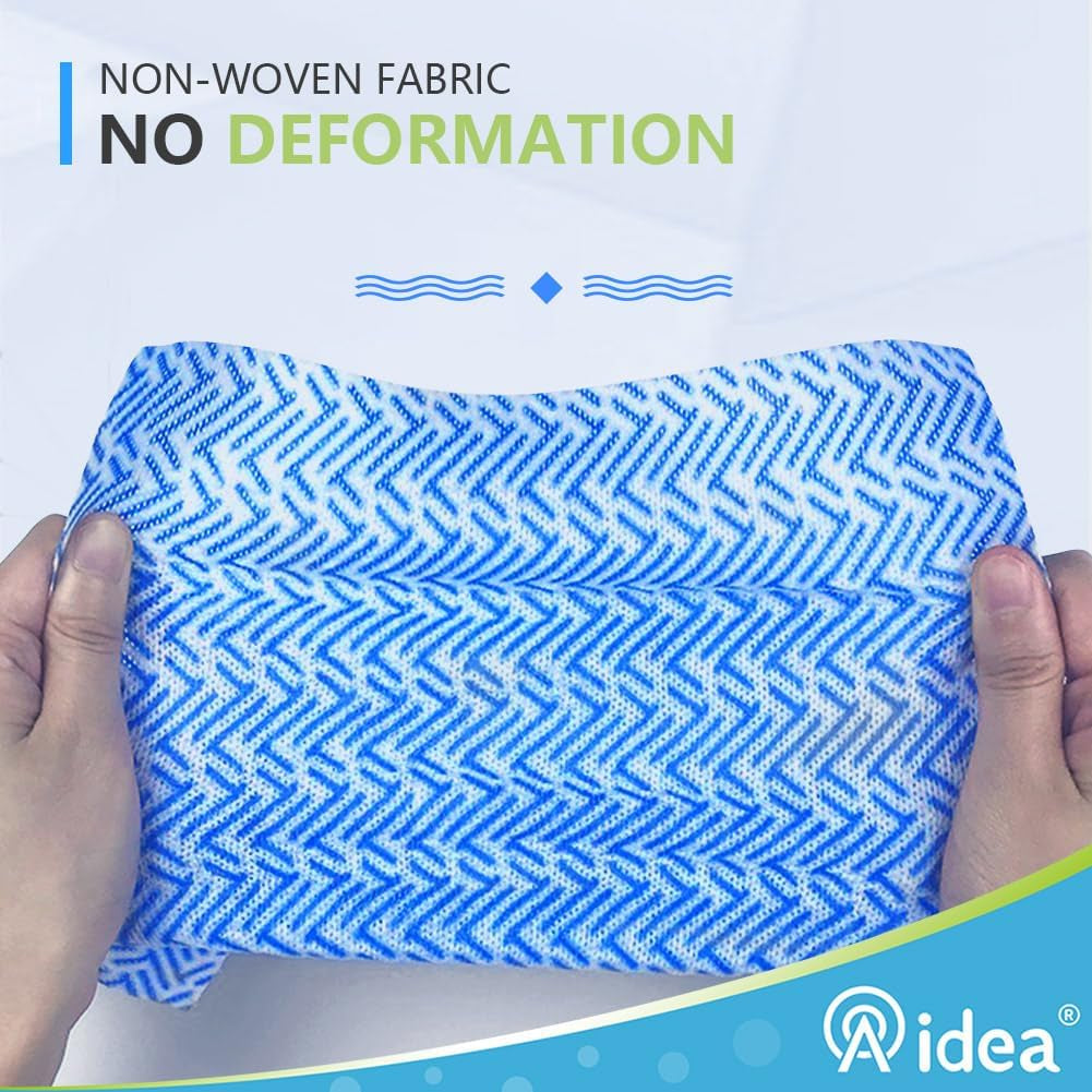 AIDEA Reusable Cleaning Wipes – 80-Count Multi-Purpose Cloths