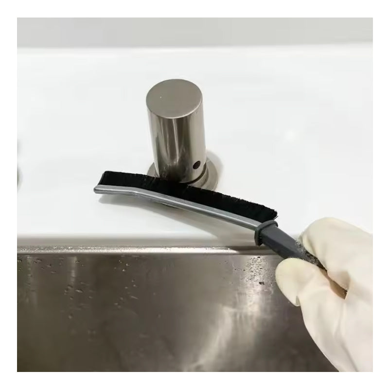 GrooveGlide Hard-Bristle Crevice Cleaning Brush – Gap Cleaner