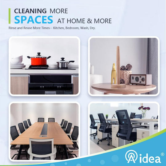 AIDEA Reusable Cleaning Wipes – 80-Count Multi-Purpose Cloths