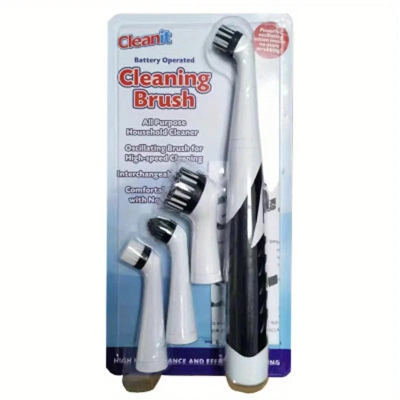 Electric Cleaning Brush Set – Multi-Surface Scrubber