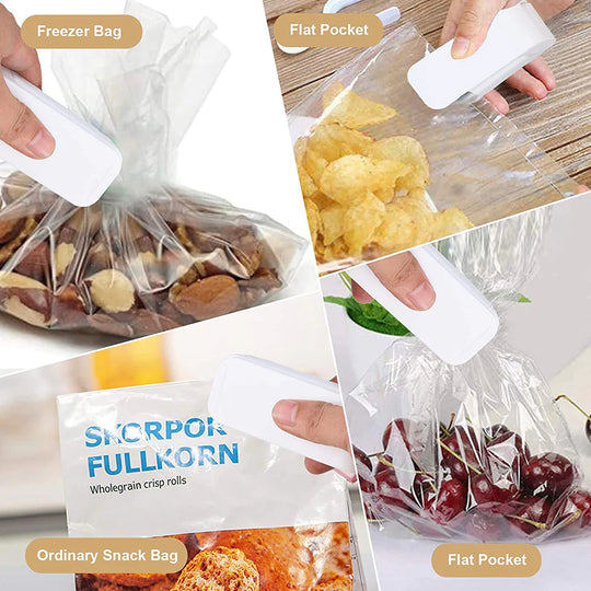 Mini Portable Heat Bag Sealer – Battery-Operated Sealer